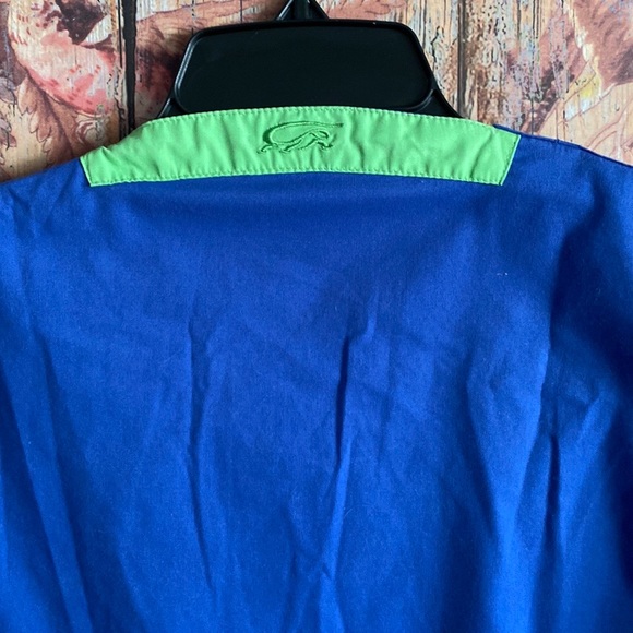 IGUANA MED SCRUB TOP STRETCH BLUE SCRUBS TOP S IGUANAMED SCRUBS 🦎 - Picture 14 of 15